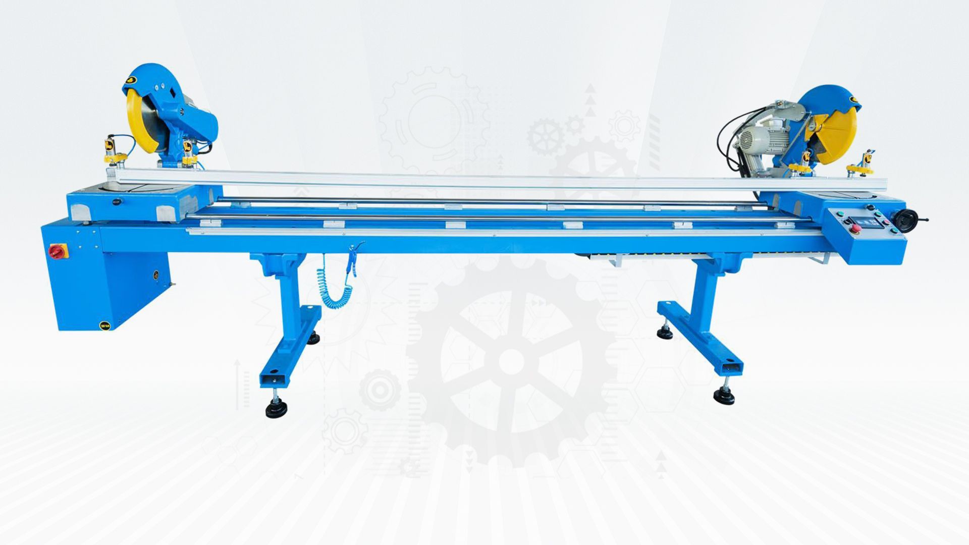 MASZYNY DO CIĘCIA PCV - DOUBLE CUTTING MACHINE ( HYDRO PNEUMATIC )