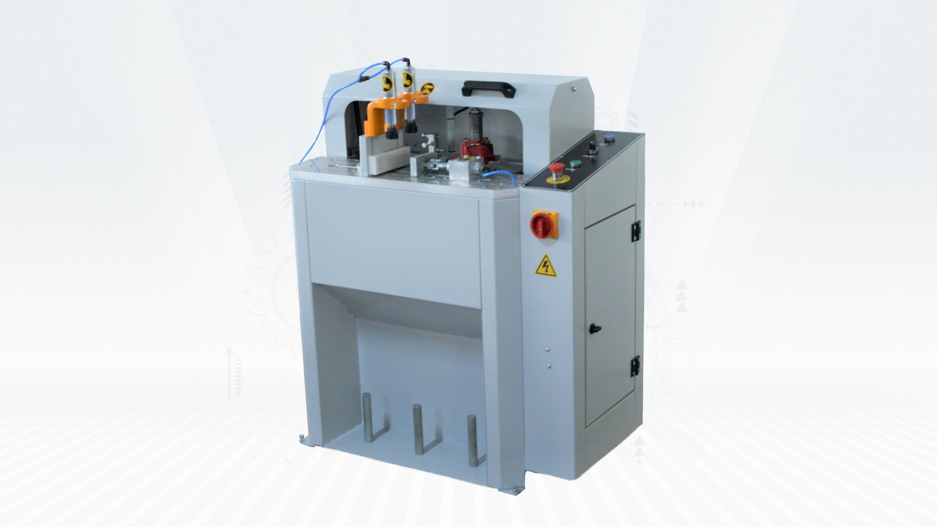 FREZARKI PCV - Taming End Milling Machine Alum. - PVC Profile Taming Machine For 120mm