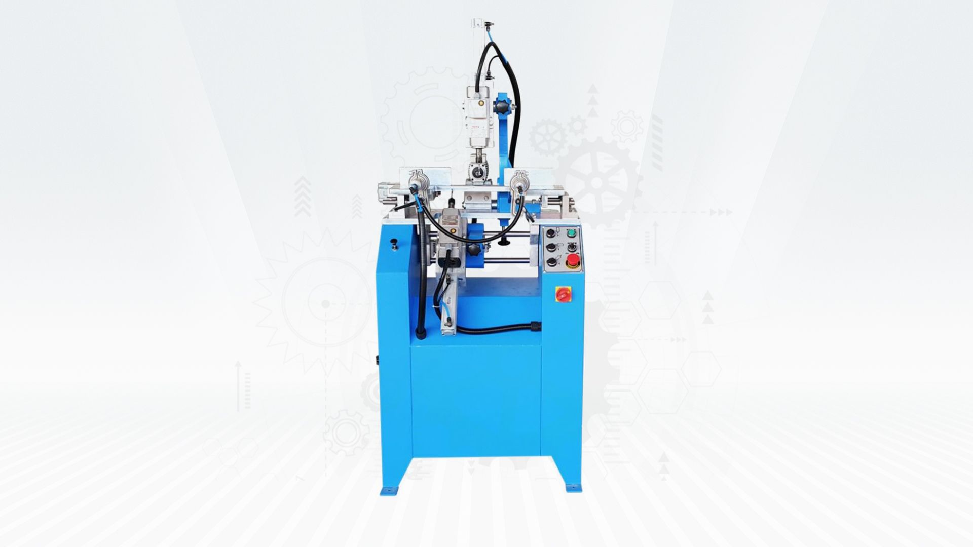 MASZYNY DO KOPIOWANIA PCV - AUTOMATIC PVC PROFILE WATER SLOT DRILLING MACHINE