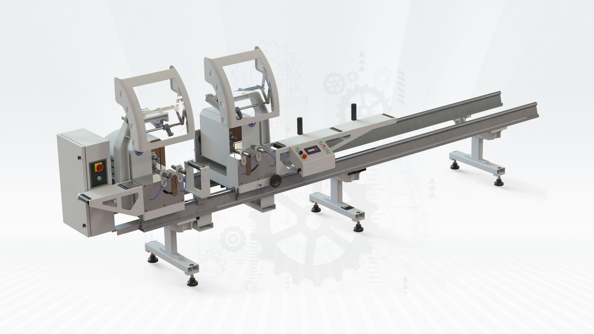 MASZYNY DO CIĘCIA ALUMINIUM - DOUBLE HEAD CUTTING MACHINE